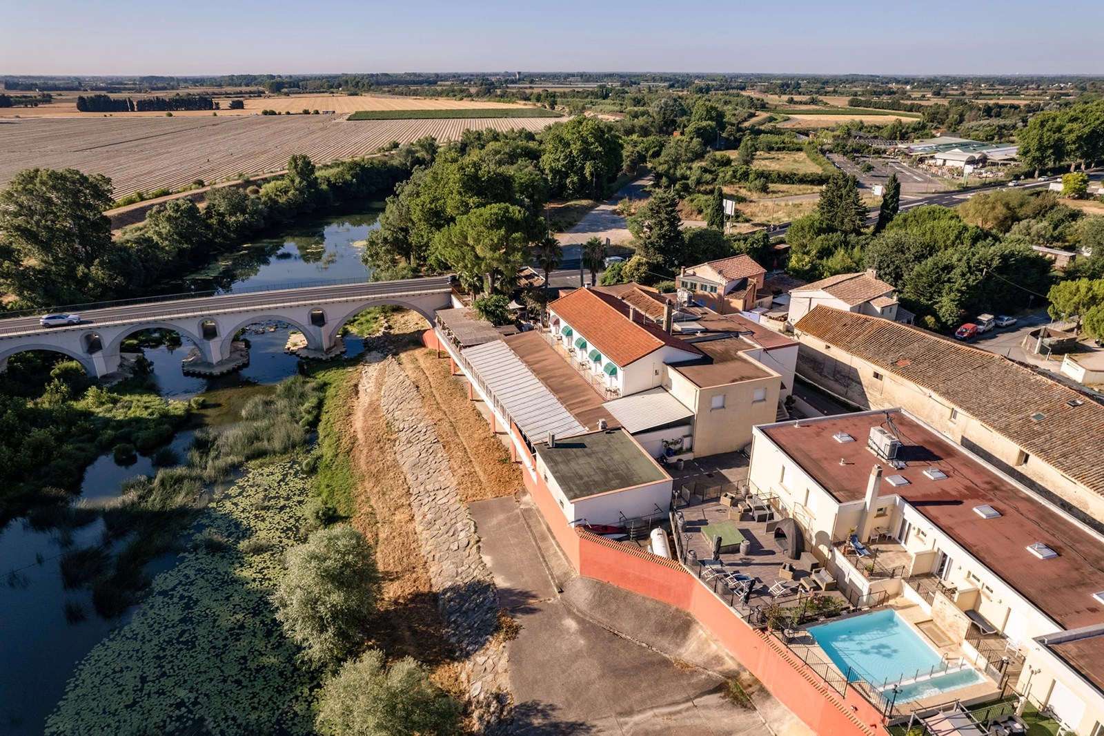 Mon Auberge vue aérienne